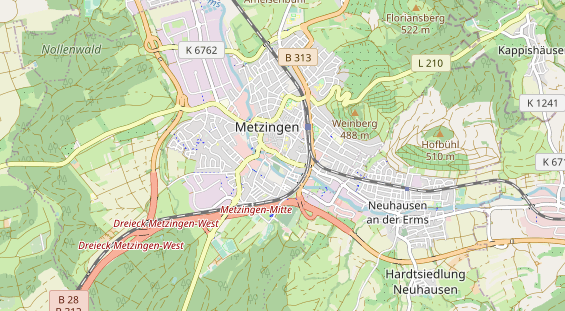 Tagungshotels auf Karte