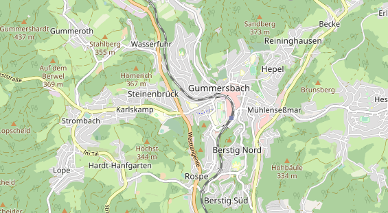 Tagungshotels auf Karte