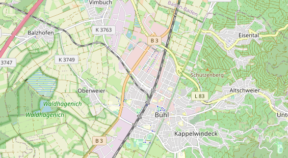 Tagungshotels auf Karte