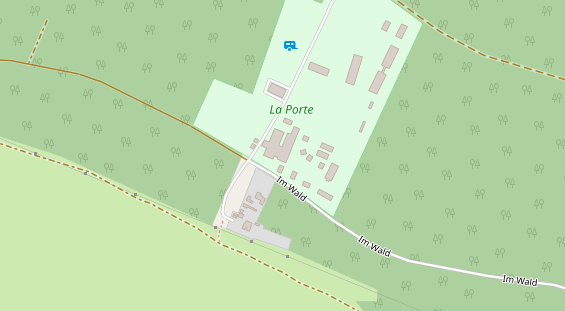 Tagungshotels auf Satellitenbild