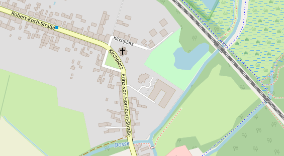 Tagungshotels auf Satellitenbild