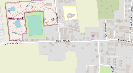 Tagungshotels auf Satellitenbild
