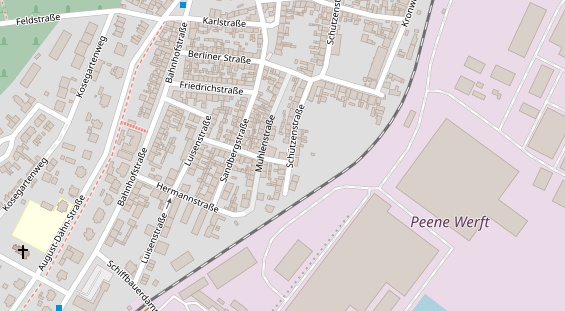 Tagungshotels auf Satellitenbild