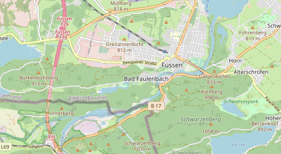 Tagungshotels auf Karte