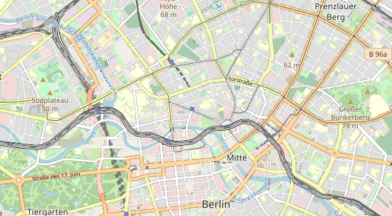 Eventlocations auf Karte