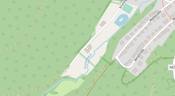 Tagungshotels auf Satellitenbild