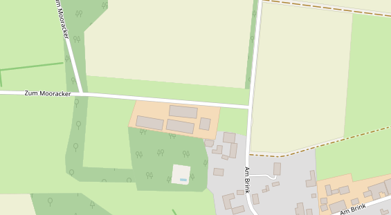 Tagungshotels auf Satellitenbild