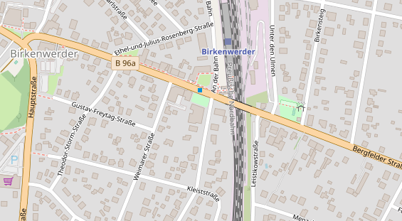 Tagungshotels auf Satellitenbild