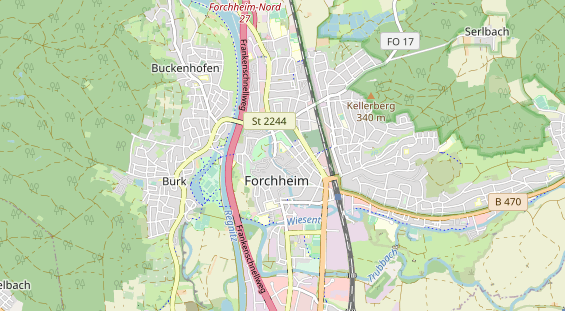 Tagungshotels auf Karte