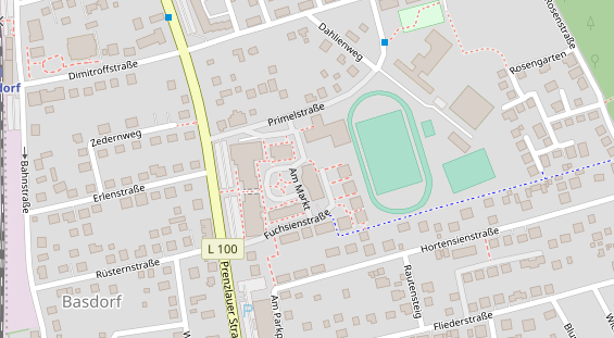 Tagungshotels auf Satellitenbild