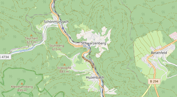 Tagungshotels auf Karte
