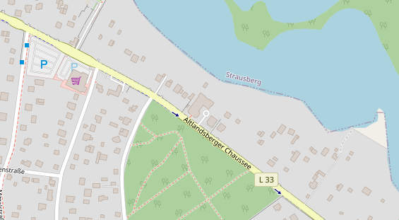 Tagungshotels auf Satellitenbild