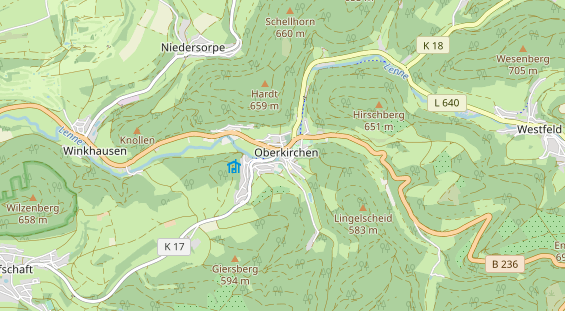 Tagungshotels auf Karte
