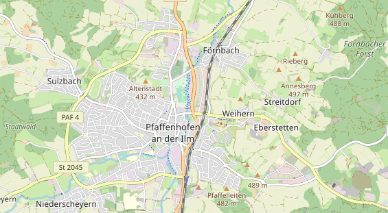 Tagungshotels auf Karte