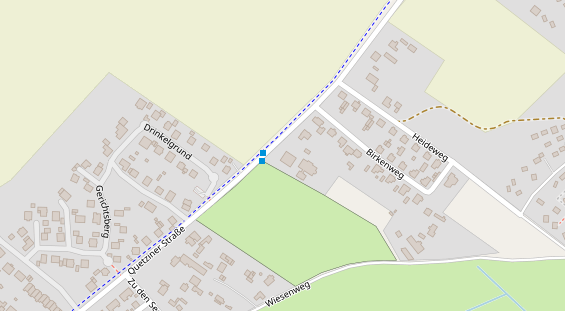 Tagungshotels auf Satellitenbild