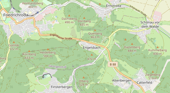 Tagungshotels auf Karte