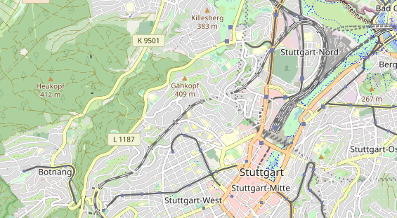Tagungshotels auf Karte