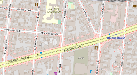 Tagungshotels auf Satellitenbild