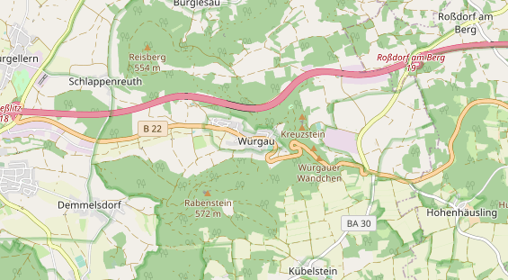 Eventlocations auf Karte