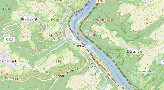 Tagungshotels auf Karte