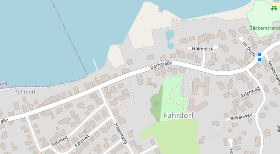 Tagungshotels auf Satellitenbild