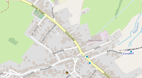 Tagungshotels auf Satellitenbild