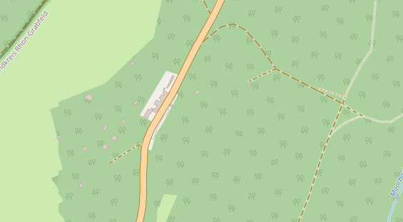 Tagungshotels auf Satellitenbild