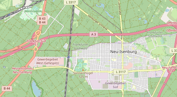 Tagungshotels auf Karte