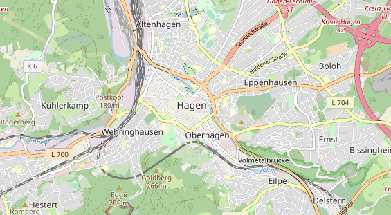 Agentur auf Karte