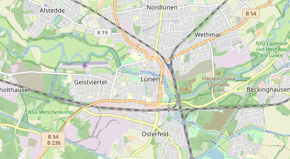 Agentur auf Karte