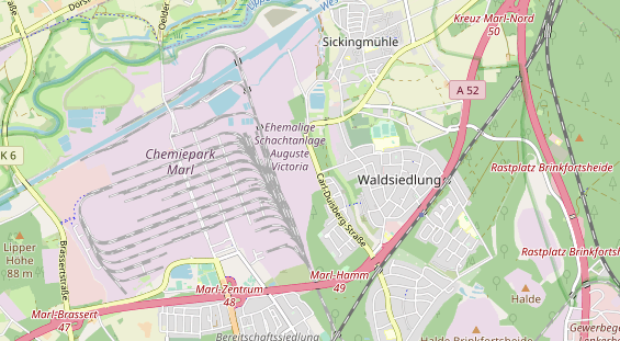 Agentur auf Karte