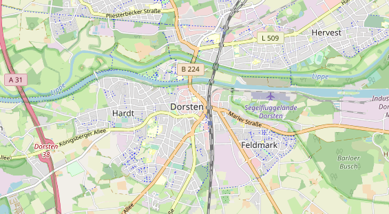 Agentur auf Karte