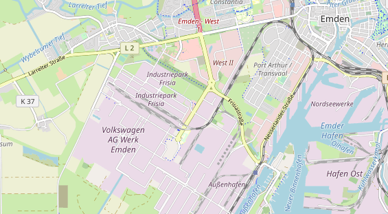 Agentur auf Karte