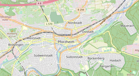 Agentur auf Karte