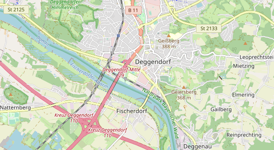 Tagungshotels auf Karte