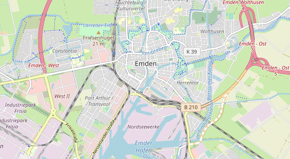 Tagungshotels auf Karte