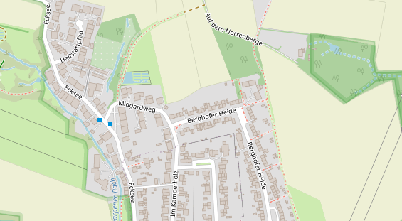 Künstler auf Satellitenbild