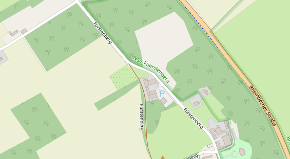 Tagungshotels auf Satellitenbild