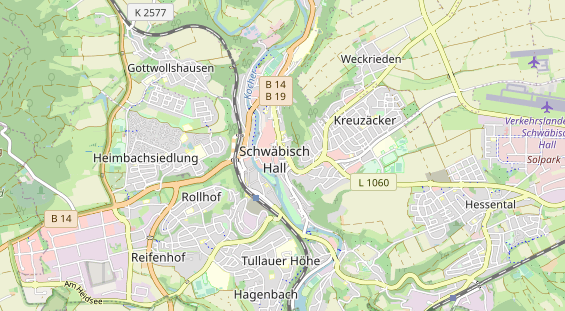 Tagungshotels auf Karte