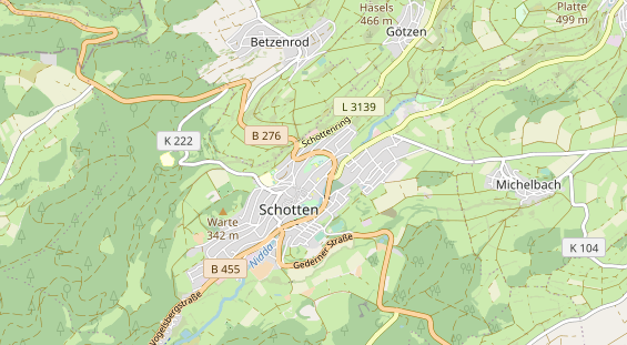 Tagungshotels auf Karte