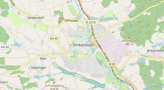 Tagungshotels auf Karte
