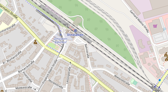 Tagungshotels auf Satellitenbild