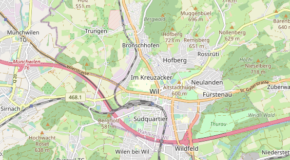 Eventlocations auf Karte