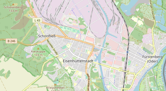 Eventlocations auf Karte