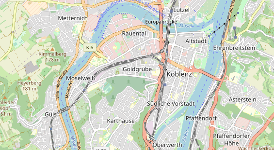 Werbemittel auf Karte