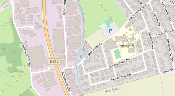 Tagungshotels auf Satellitenbild