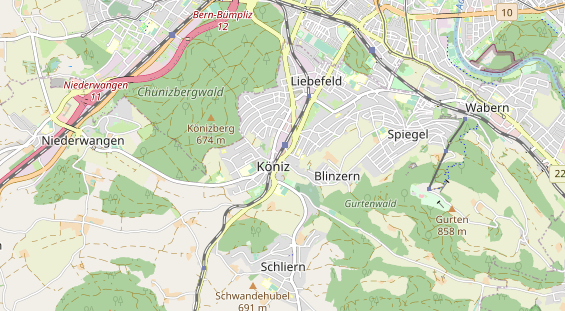 Eventlocations auf Karte