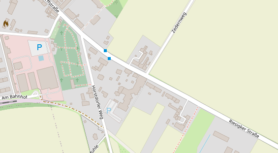 Tagungshotels auf Satellitenbild