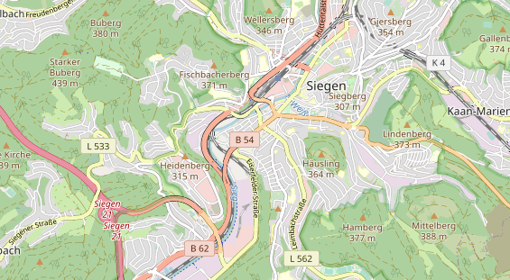 Tagungshotels auf Karte