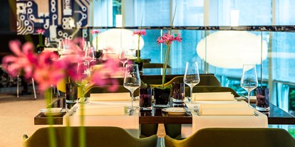 Eventlocations - Zimmerausstattung: Lärmschutzfenster - Restaurant "Symphonie" - Dorint Kongresshotel Mannheim